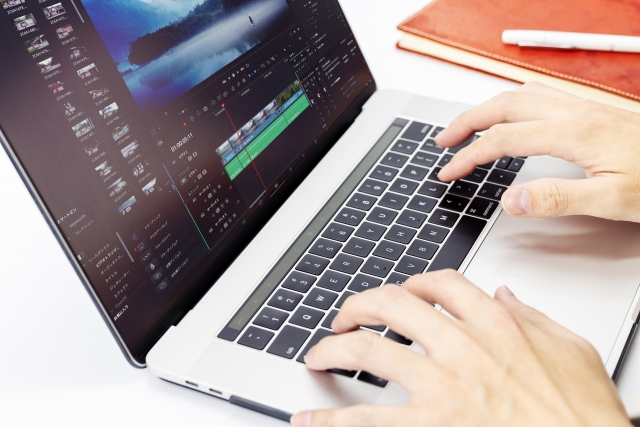 動画編集　業務の範囲　イメージ